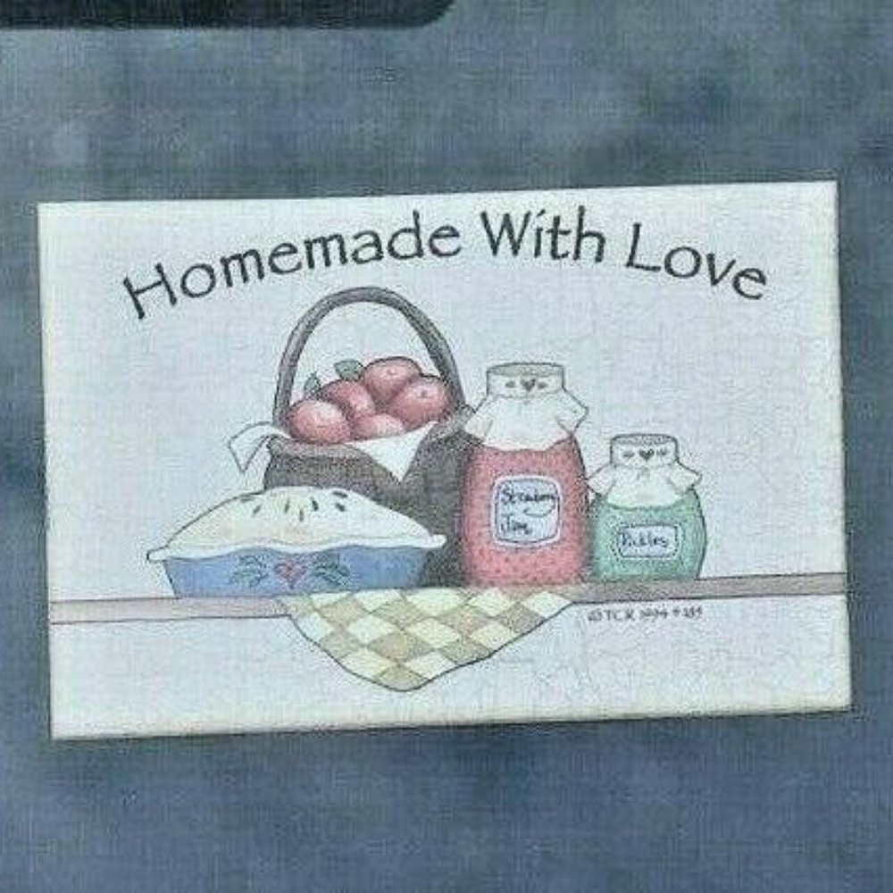 Vintage The Craft Room Print Triptych Homemade with Love 1994 Framed - Picture 2 of 5